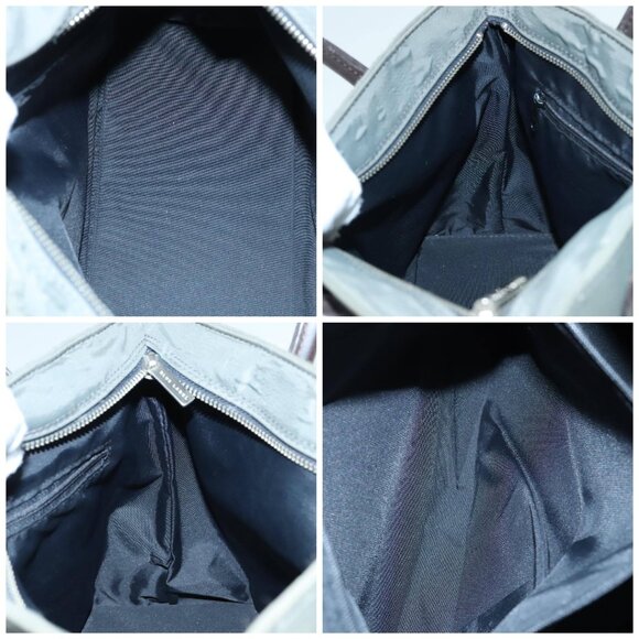 Burberrys Nova Check Blue Label Hand Bag Canvas Khaki - Picture 14 of 14